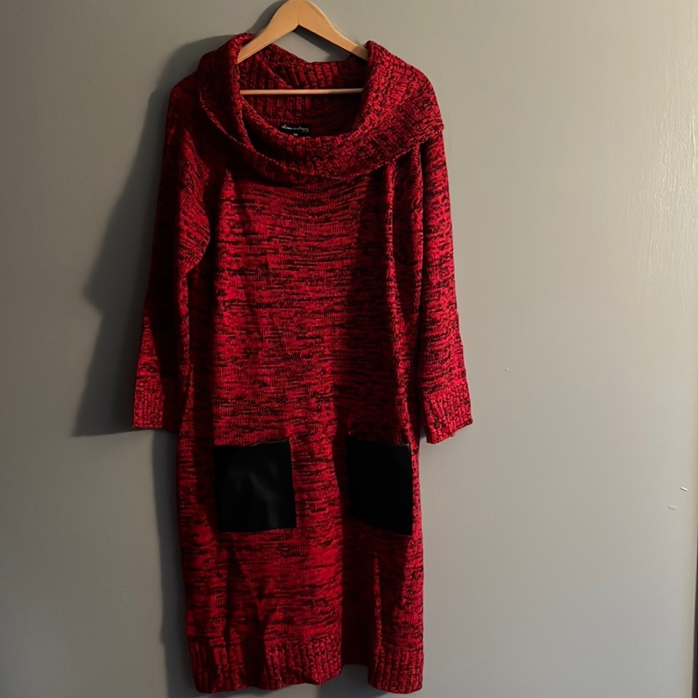 Allison Andrews 3X sweater dress with pockets